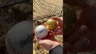 Hitting a 335000 Gold Baseball [upl. by Isabelle489]