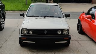 VW Polo Oil Change 1984 Polo 86c [upl. by Amoakuh180]