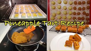 Pineapple Tart Recipe  Pineapple Paste Recipe  East Greets West Cookery [upl. by Donielle]