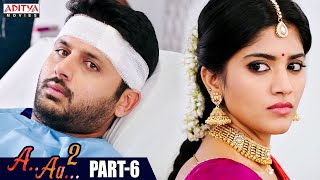 A AA 2 Hindi Dubbed Movie Part 6  Nithiin Megha Akash Ashu Reddy  Aditya Movies [upl. by Nnaylrebmik]