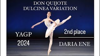 Dulcinea Variation  2nd place  YAGP BARCELONA  DARIA ENE [upl. by Ilowell]