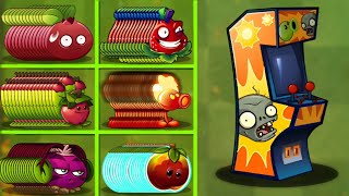 35 Arcade Cabinet VS All Plants Use Power Up  Who Will Win  Pvz2 Challenge [upl. by Kimmy238]