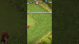 Cutting obstacles to get gems  clash of clans [upl. by Arno]