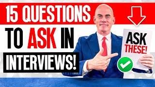 15 GOOD QUESTIONS TO ASK DURING AN INTERVIEW Job Interview Tips BEST QUESTIONS for INTERVIEWS [upl. by Leggat790]