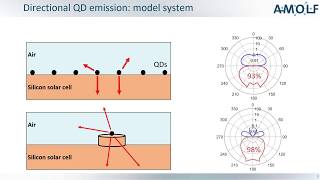 Strong directional CdSe ZnS core shell quantum dot emission   Tom Veeken [upl. by Ulphia]