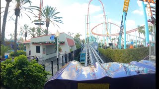 Xcelerator INTENSE LAUNCH Roller Coaster 4K POV  Knotts Berry Farm California No Copyright [upl. by Cullan]