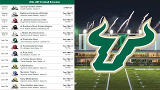 South Florida Football 2024 Schedule Preview amp Prediction [upl. by Kariotta]