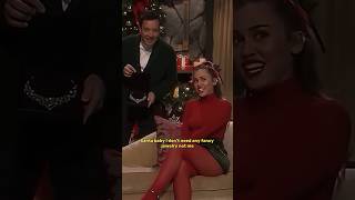 Miley Cyrus singing Santa Babys in her feminist version ❤️‍🔥 mileycyrus jimmyfallon shorts [upl. by Tija]