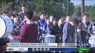 HISTORY MADE Lindale Eagles compete for state championship title [upl. by Jenesia193]