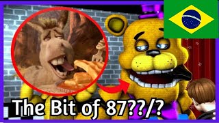 FNADUBLAGEMFNAF Aquela mordida engraçada  DUBLADO  Five Nights at Freddys PTBR [upl. by Nat]