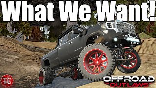 Offroad Outlaws The NEW UPDATE is COMING Heres Where We Are Right Now [upl. by Nagiam]