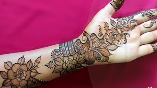 New style back hand mehndi designEasy latest mehndi designMehndi ka designMehndi [upl. by Etty]