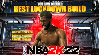 HURRY AND MAKE THIS NEW META LOCKDOWN DEFENDER DEMIGOD BUILD NOW🔥🔥🔥 NBA 2K22 CURRENT GEN [upl. by Leuamme]