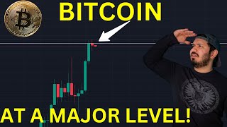 BITCOIN  AT A MAJOR LEVEL bitcoin [upl. by Oman]