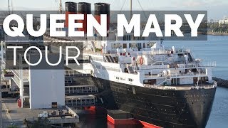 The Queen Mary Tour  Overview of ShipHotel in Long Beach California [upl. by Forsta]