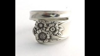 Friday Live Sale More Ornaments Flatware Jewelry Antique Sterling Silver Spoon Rings Custom Made [upl. by Bogosian11]