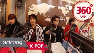 360º Video TRCNG티알씨엔지 in KPoppin Studio Arirang Radio [upl. by Linnea]