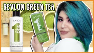 💚 Lançamento REVLON UNIQ ONE GREEN TEA Low Poo [upl. by Assillem802]