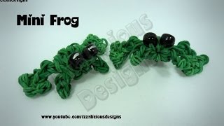 Rainbow Loom Mini Frog Charm  Gomitas [upl. by Franklin]