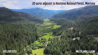 20 acres adjacent to Kootenai National Forest in Sanders County Montana [upl. by Yelsek]