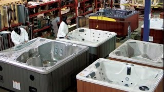 PDC Spas Hot Tub Showroom Tour [upl. by Orthman]