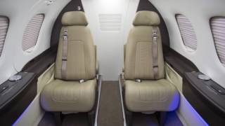 Embraer Phenom 100 Aircraft Interior [upl. by Ecirted]