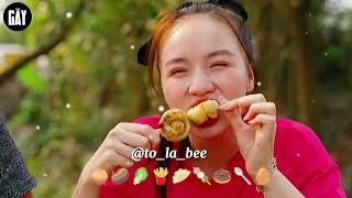 Ăn theo icon cùng chị Thị Nhung nhoa 🧅🥔🥬🍟🥟🍡🍩🥄🥚xuhuong antheoicon mukbang thinhung beeday🐝 [upl. by Naahs]