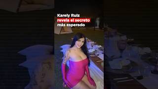 Karely Revela el nombre de su hija SoyAlmaCervantes [upl. by Kcirdde]