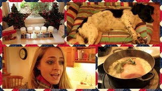 Christmas Ham amp Playing Santa Vlogmas Day 24 [upl. by Aryajay]