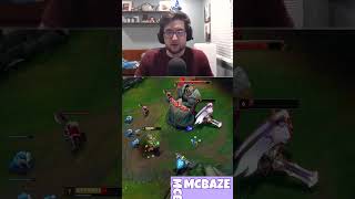 Secret fast recall 🙈 leagueoflegends twitch mcbaze [upl. by Repsihw987]