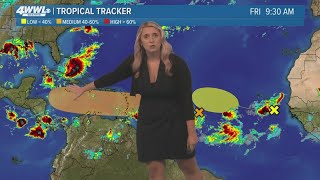 Friday Noon Tropics Update Watching possible development first week of September [upl. by Delija]