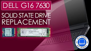 How To Replace Your M2 NVMe SSD  Dell G16 7630 [upl. by Suilmann251]