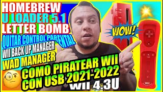 âœ…Â¿Como PIRATEARâ˜ WII con USBðŸ¤”20212022â“âœ”HOMEBREWðŸ‘WAD MANAGER 17 WIIðŸ‘ŒWII BACKUP MANAGERðŸ™€en wii rojaâ— [upl. by Dat683]