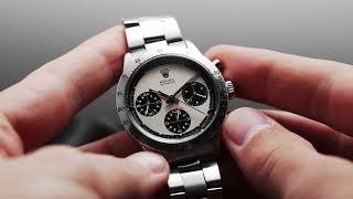 Rolex ref 6262 Cosmograph Daytona Paul Newman Stainless Steel [upl. by Nidorf]