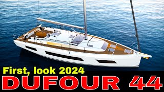 DUFOUR 44 First full tour 2024 new model [upl. by Ahk]