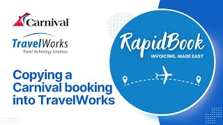 Copying a Carnival Booking into TravelWorks [upl. by Naitsabas]