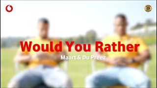 Would You Rather  Yusuf Maart amp Ashley Du Preez [upl. by Auka]