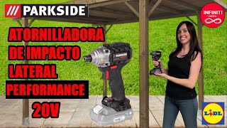 ATORNILLADORA DE IMPACTO LATERAL PERFORMANCE RECARGABLE 20V PARKSIDE [upl. by Iredale]