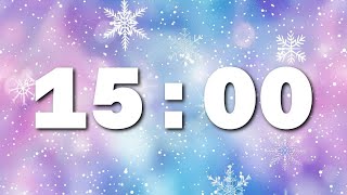 1500 Winter Wonderland Snowflake Timer [upl. by Asaph112]