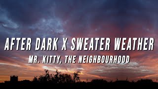 Mr Kitty The Neighbourhood  After Dark X Sweater Weather TikTok Mashup Lyrics [upl. by Oicnerual]