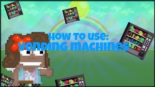 Growtopia  How to use vending machine [upl. by Adiam]