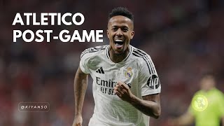 Atletico Madrid vs Real Madrid Postgame La Liga 2024  2025 [upl. by Tterrej]