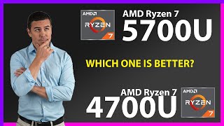 AMD Ryzen 7 5700U vs AMD Ryzen 7 4700U Technical Comparison [upl. by Aicrop601]