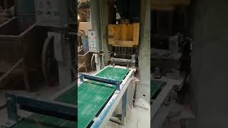 Refractory automatic production line one press 3 bricks [upl. by Paule834]