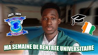 MA SEMAINE DE RENTRÉE UNIVERSITAIRE À ABIDJAN UICF 2023 📚✨ [upl. by Kynthia]