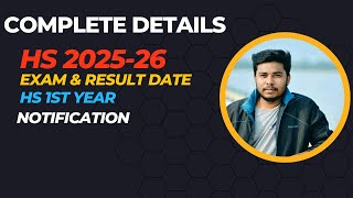 HS 202526 Exam amp Result date ll HS 1st year Exam Date ll Class Xl ll AHSEC [upl. by Edison]