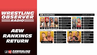 Lets never talk about AEWs rankings again  Wrestling Observer Radio [upl. by Wharton151]