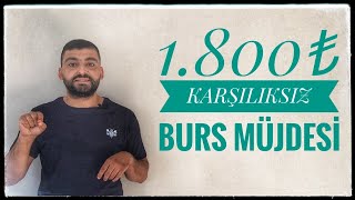 1800â‚º KARÅILIKSIZ BURS  RÃ–NESANS EÄÄ°TÄ°M VAKFI BURS BAÅVURUSU REV BURSU [upl. by Acim]