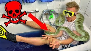 WAS ist in der BADEWANNE  😱☠️ CHALLENGE II RayFox [upl. by Entsirhc]