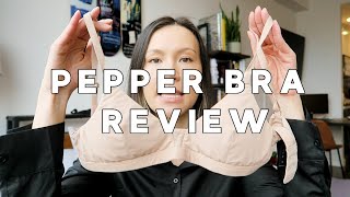 PEPPER BRA REVIEW  Small Chest Friendly Bra Brand Pros and Cons [upl. by Oiraved]